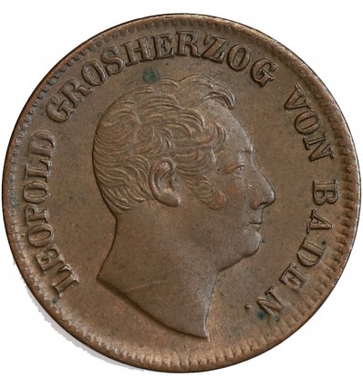 1 Kreuzer Léopold Ier - Allemagne Bade