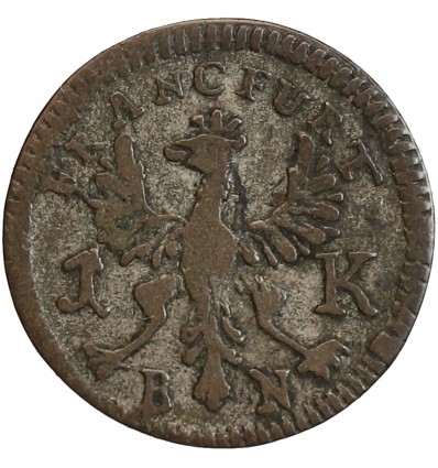 1 Kreuzer - Allemagne - Ville Libre de Francfort