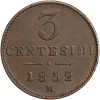 3 Centisimi - Italie - Lomberdie Venitie