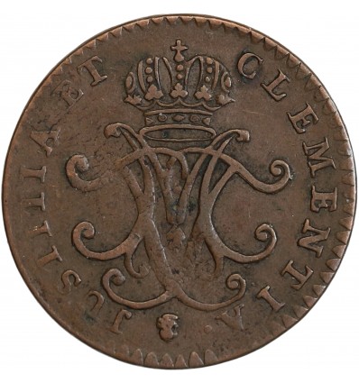 1 Liard Monogramme Marie Thérèse-d'Autriche - Luxembourg