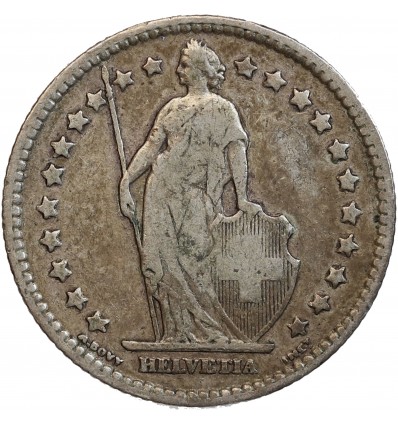 1 Franc - Suisse Argent Confédération