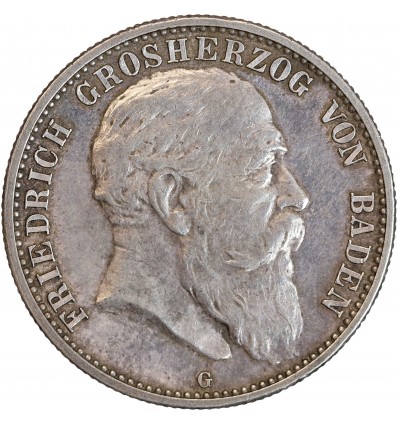 2 Marks Frederic Ier - Allemagne Bade Argent