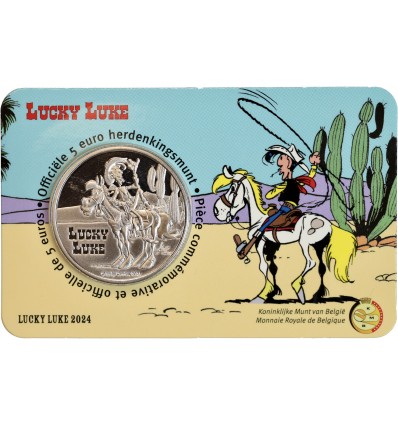 Lot 2 * 5 Euros Belgique 2024 - Lucky Luke