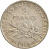 Avers : la Semeuse, symbole de la République Française

Revers : rameaux d'olivier sous la valeur faciale