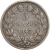 5 Francs Louis-Philippe Ier Tête Laurée Tranche En Relief