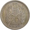 20 Francs Louis II Monaco