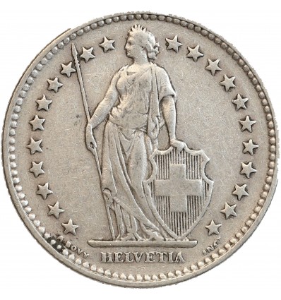 2 Francs - Suisse Argent Confederation