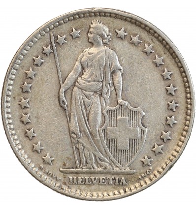 2 Francs Suisse Argent - Confederation