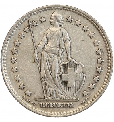 2 Francs - Suisse Argent Confederation