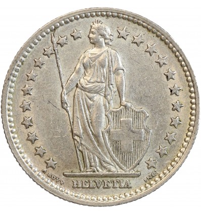 2 Francs - Suisse Argent Confederation