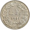 2 Francs - Suisse Argent Confederation