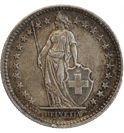 2 Francs - Suisse Argent Confederation