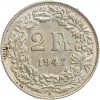 2 Francs - Suisse Argent Confederation
