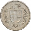 5 Francs Berger Suisse Argent - Confederation