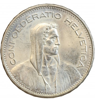 5 Francs Berger Suisse Argent - Confederation