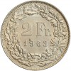 2 Francs Suisse Argent - Confederation