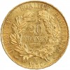 20 Francs Cérès Seconde République - Variété Levrette Oreille Basse