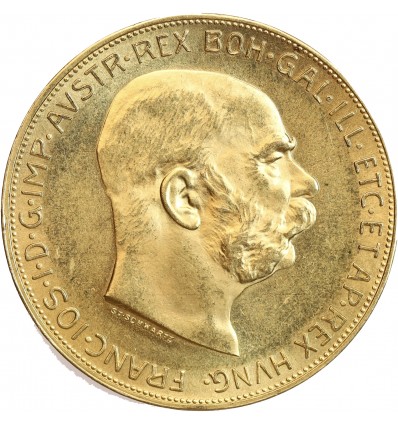 100 Couronnes François Joseph Ier - Refrappe Officielle - Autriche