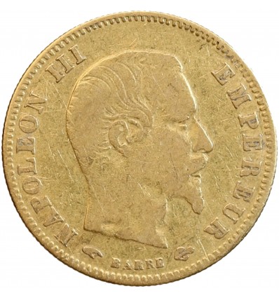 5 Francs Napoléon III Tête Nue