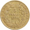 5 Francs Napoléon III Tête Nue
