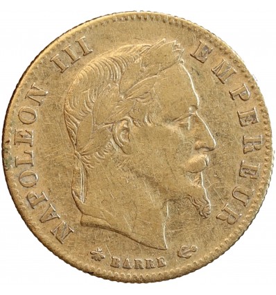 5 Francs Napoléon III Tête Laurée