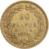 20 Francs Louis Philippe Ier Tête Nue - Tranche en Creux