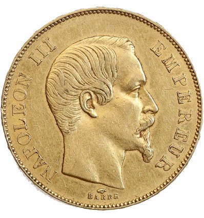 50 Francs Napoléon III - Tête Nue
