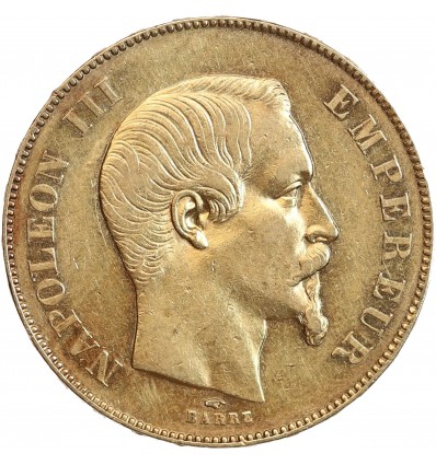 50 Francs Napoléon III - Tête Nue