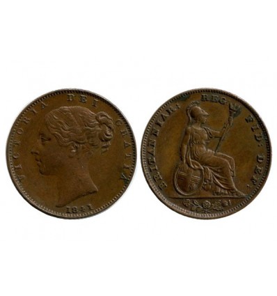 1 Farthing Victoria Grande Bretagne