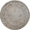 5 Francs Louis Philippe Ier Tête Nue Tranche en Creux
