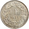 1 Franc - Suisse Argent