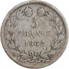 5 Francs Louis-Philippe Ier Tête Laurée Tranche en Relief