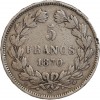 5 Francs Cérès Sans Légende Gouvernement de Défense Nationale