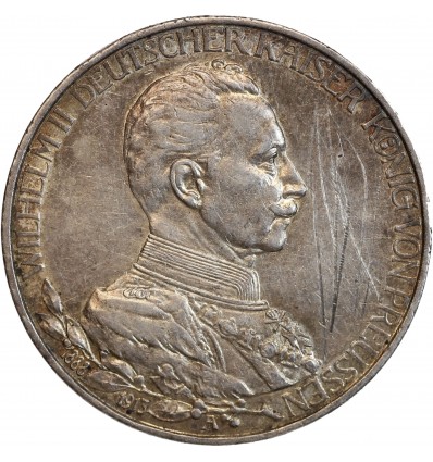 3 Marks Guillaume II - Allemagne Prusse Argent
