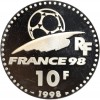 10 Francs Argent La Coupe du Monde de Football