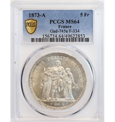 5 Francs Hercule - PCGS MS64