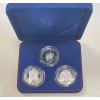 Coffret de trois pièces de 15 Ecus / 100 Francs