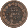 1 Kreuzer - Allemagne Nassau