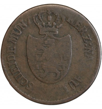 1 Kreuzer - Allemagne Nassau
