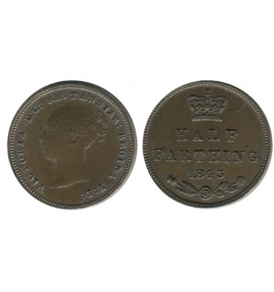 1/2 Farthing Victoria Grande Bretagne