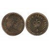 1/2 New Penny Elisabeth II Grande Bretagne