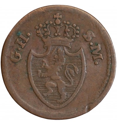 1 Pfennig Allemagne - Hesse Darmstadt