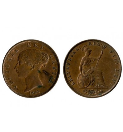 1/2 Penny Victoria grande bretagne