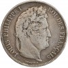 5 Francs Louis-Philippe Ier Tête Laurée Tranche En Relief