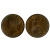 1/2 Penny Victoria grande bretagne