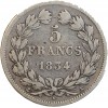 5 Francs Louis-Philippe Ier Tête Laurée Tranche En Relief