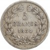 5 Francs Louis-Philippe Ier Tête Laurée Tranche En Relief
