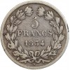5 Francs Louis-Philippe Ier Tête Laurée Tranche En Relief