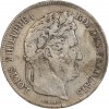 5 Francs Louis-Philippe Ier Tête Laurée Tranche En Relief