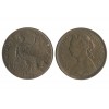 1/2 Penny Victoria grande bretagne